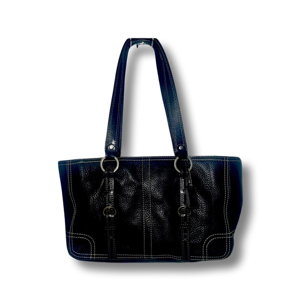 Vintage Coach Pebbled Leather Tote